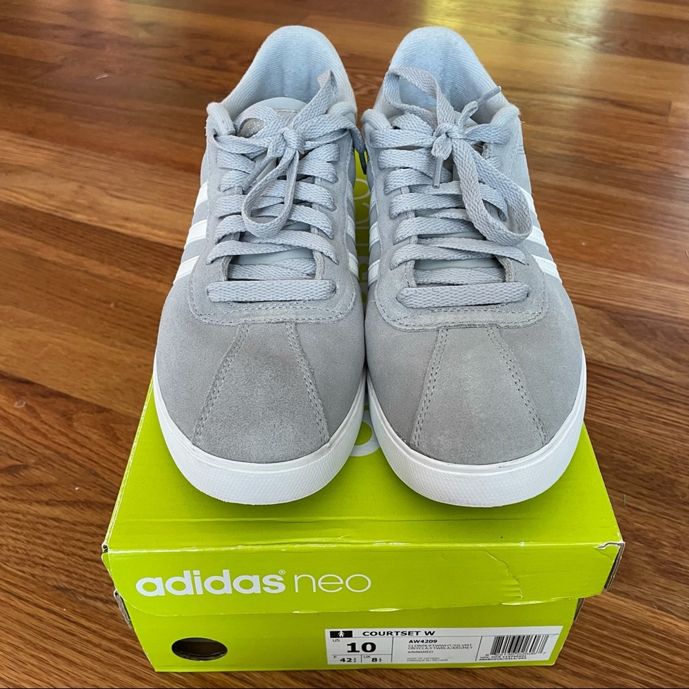 Adidas Neo Gray/White Shoes-Women’s sz 10